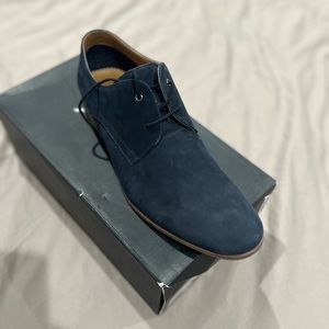 Aldo dress shoes suede navy in size 13